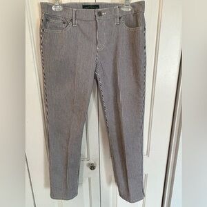 Lauren Jeans Co Ralph Lauren Stripped Jeans Size 6P Petite